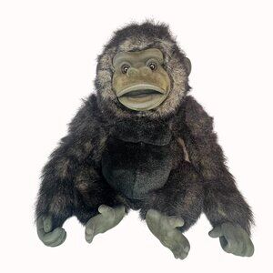 Vintage Hosung Little Monkey Lost Realistic Animated Plush Gorilla Ape 15-Inches